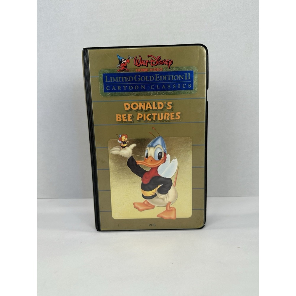 Cartoon Classics Donald's Bee Pictures Limited Gold Edition II VHS‎